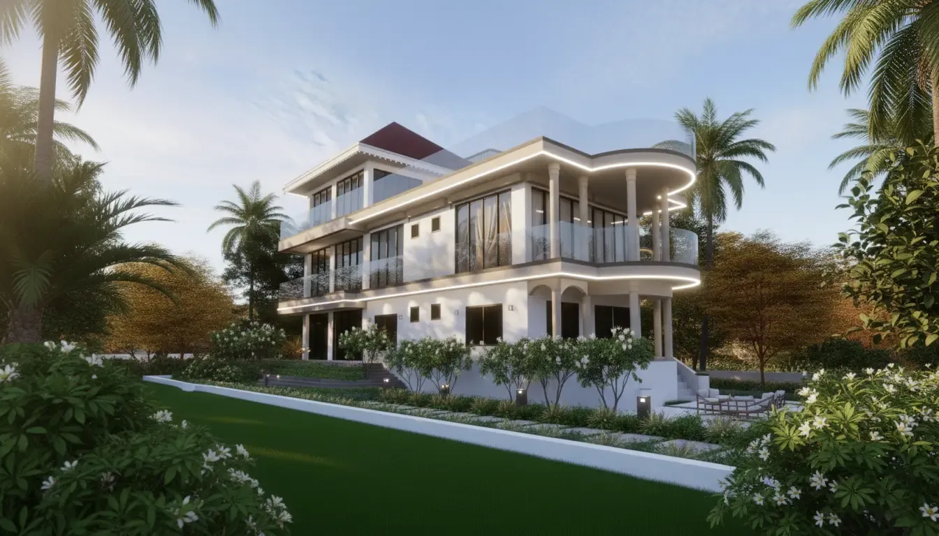 AK Villa — Tropical Private Residence (Goa, 2023)
