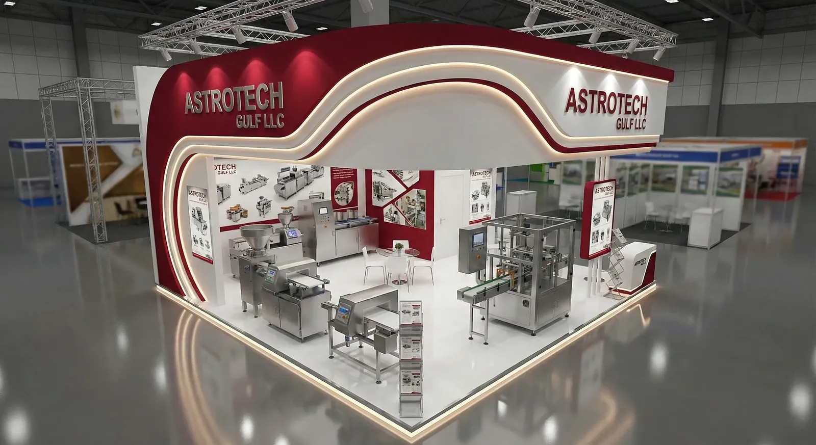 Astrotech Gulf Exhibition Stand — Trade Show Pavilion (Dubai, 2024)