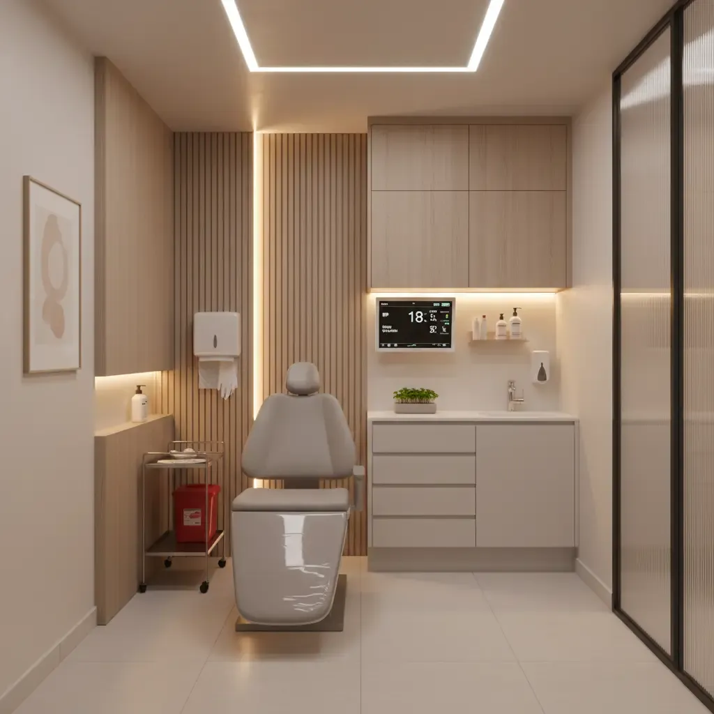 Dubai Marina Dental Clinic — Healthcare Interior (Dubai, 2024)