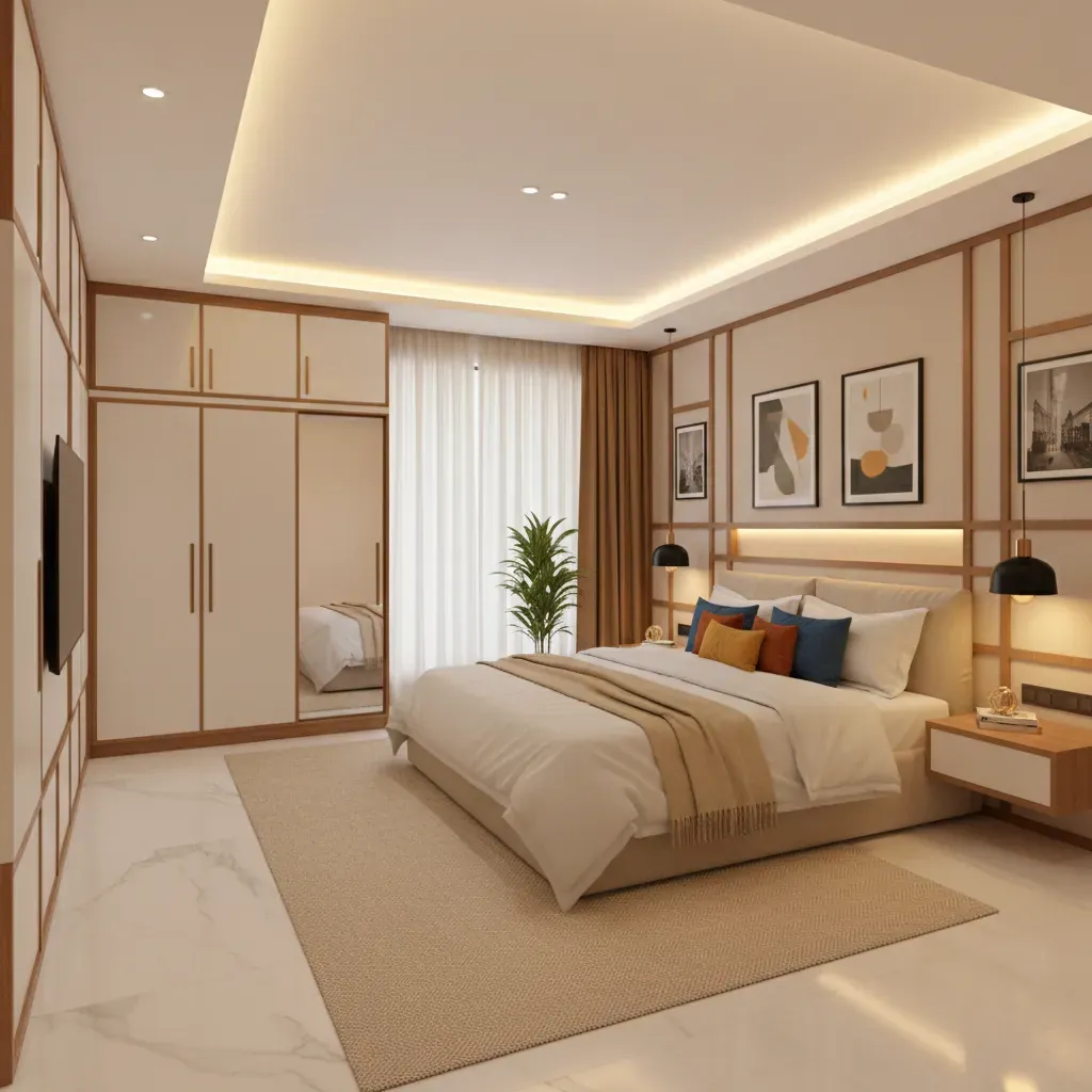 Mazgaon 1BHK Residence — Compact Interior (Mumbai, 2023)