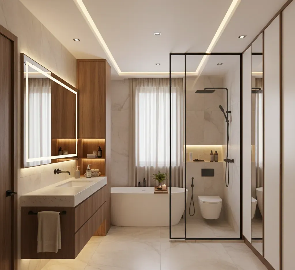 Mazgaon 1BHK Residence — Compact Interior (Mumbai, 2023)