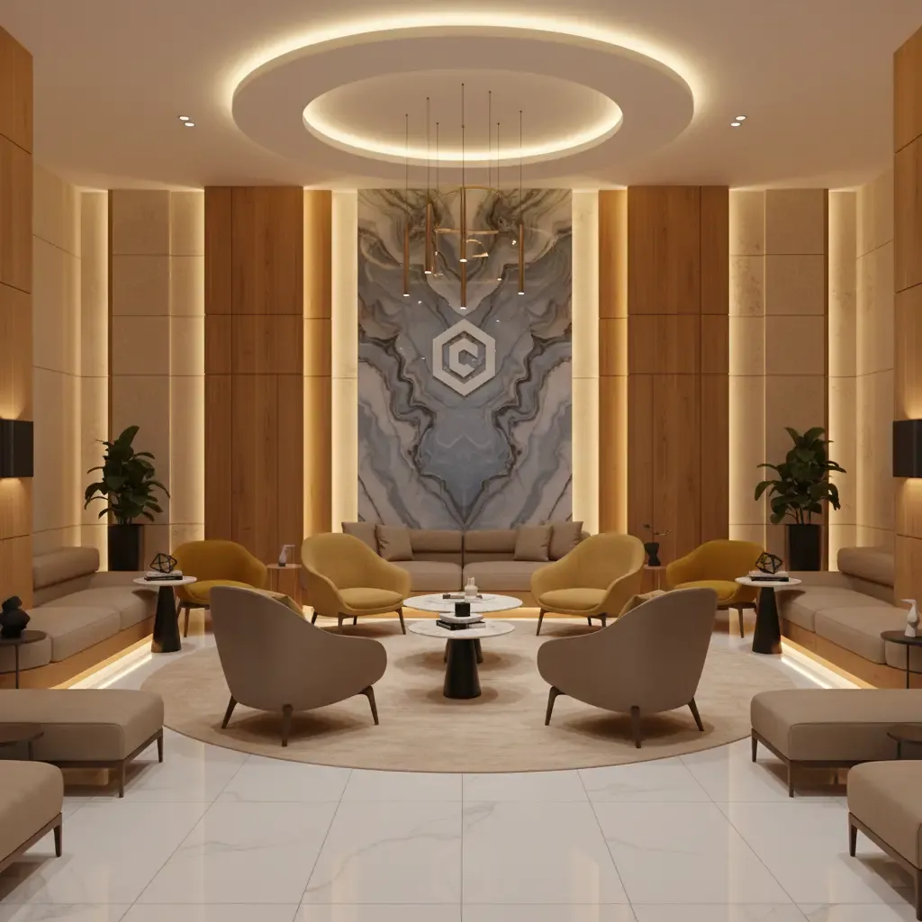 Shaikh Rashed Tower Office — Executive Corporate Interior (Dubai, 2025)