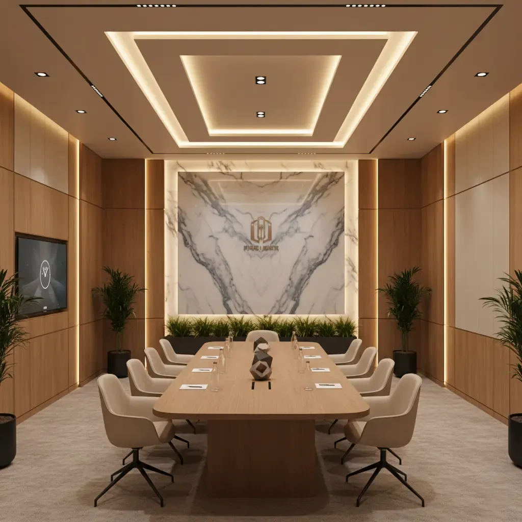 Shaikh Rashed Tower Office — Executive Corporate Interior (Dubai, 2025)
