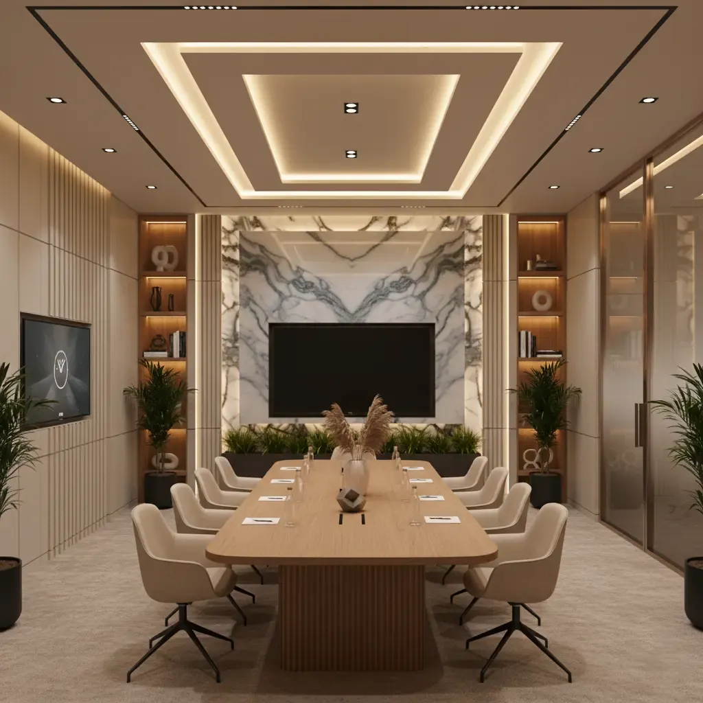 Shaikh Rashed Tower Office — Executive Corporate Interior (Dubai, 2025)